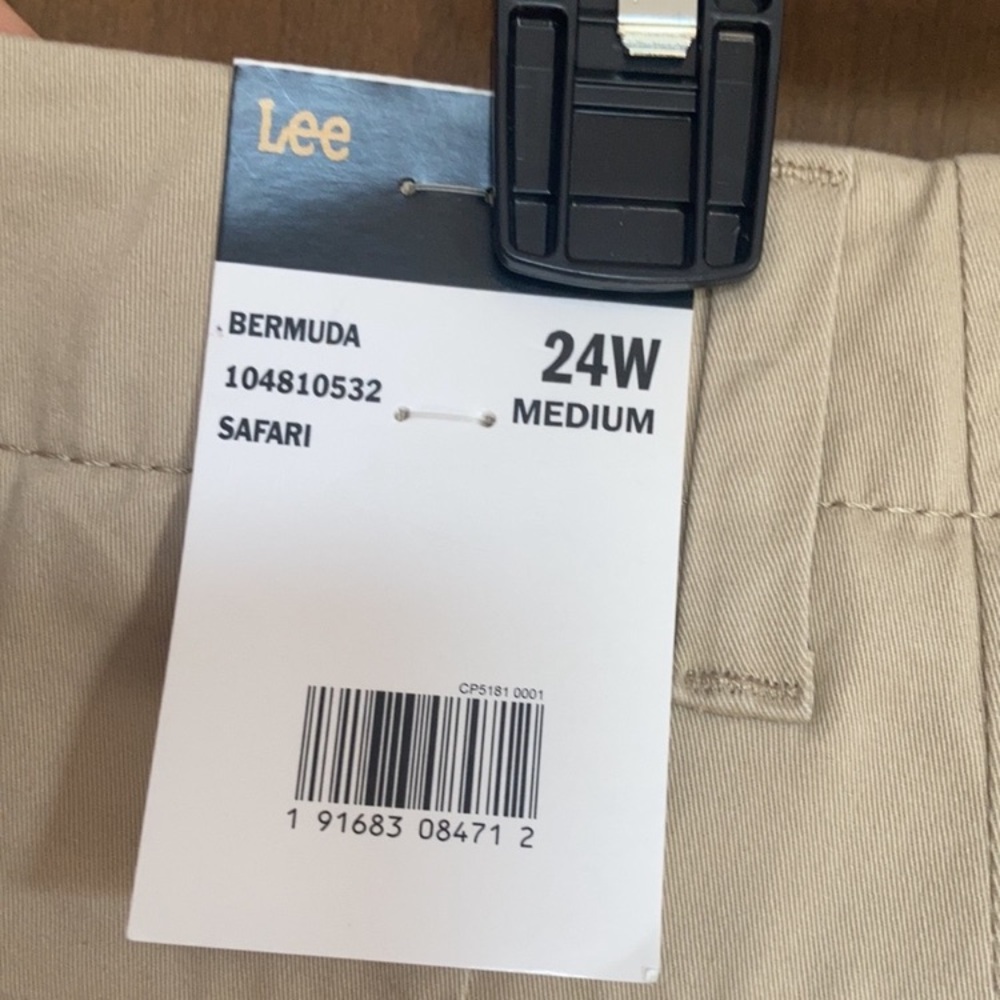 Lee Bermuda safari tan short soft premium stretch fabric 24W - Picture 9 of 15